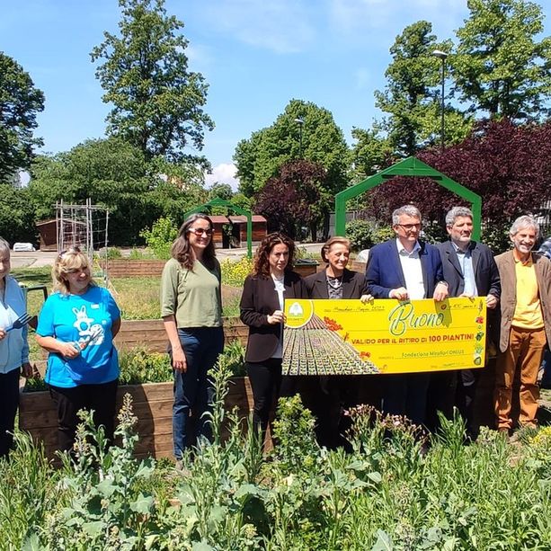 Coldiretti dona un buono per acquistare 100 nuove piantine destinate agli orti e ai giardini di Mirafiori Sud