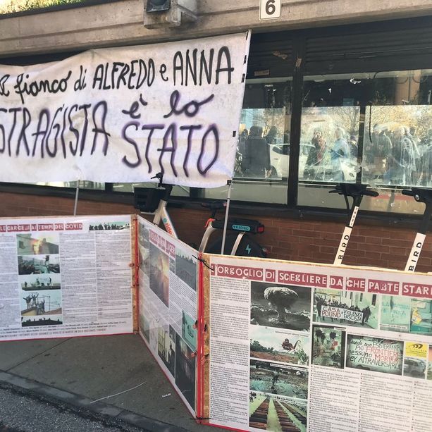 Strage politica, anarchici a processo: a Torino tribunale blindato e agenti in assetto antisommossa