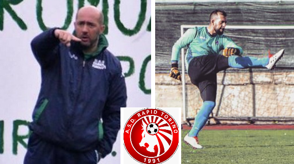 IL NUOVO RAPID TORINO - Ragazzoni in panchina, Pace TM, Del Boccio portiere/ds