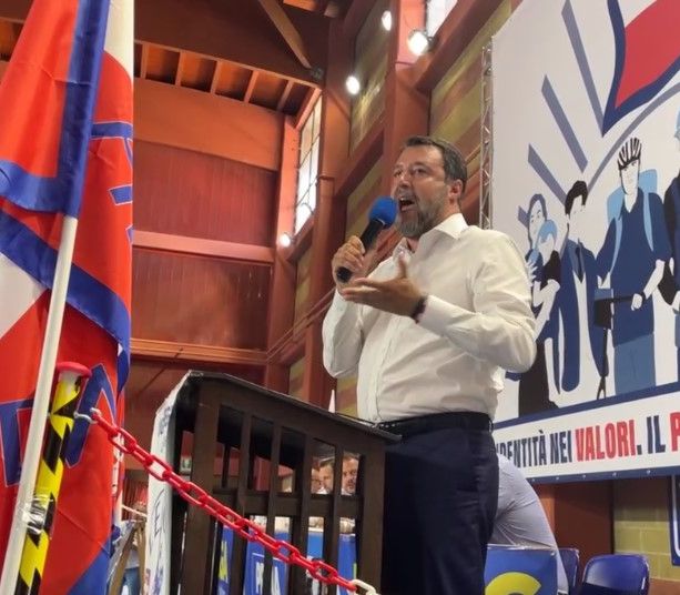 Salvini da Chivasso lancia la ricandidatura di Cirio: &quot;Squadra che vince non si cambia&quot;