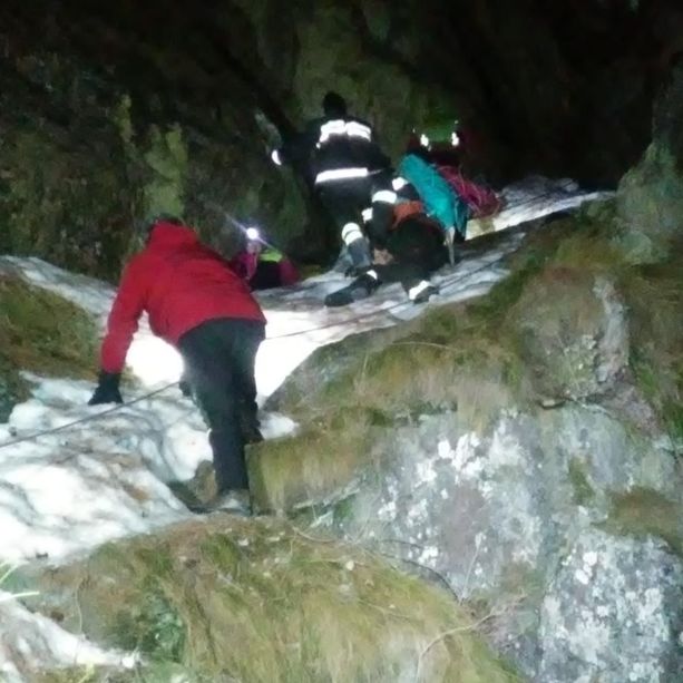Val Pellice, il soccorso alpino salva quattro escursionisti bloccati dal ghiaccio