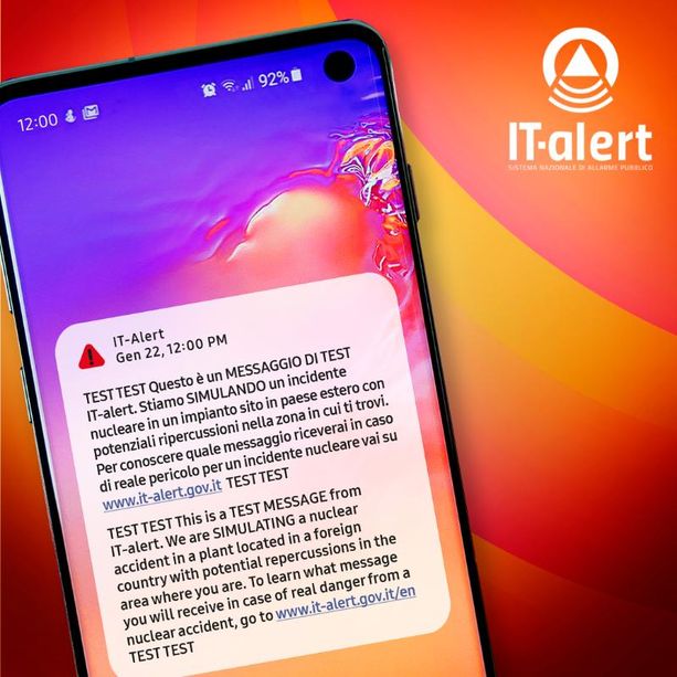 Domani nuovo test di allerta sui telefonini di Torino e Provincia: quando e perchè
