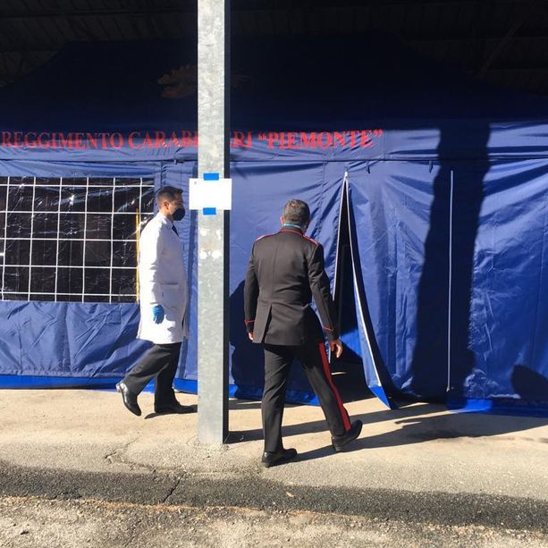 Covid: al via a Moncalieri i vaccini per i carabinieri del Torinese