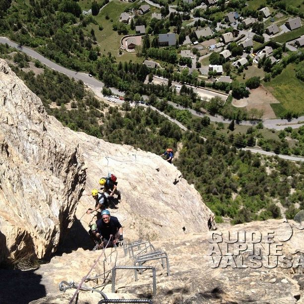 Ripristinata e resa agibile la via ferrata  “Atletica Rouas”