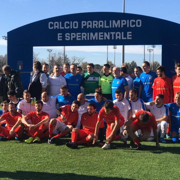 “Insuperabili” ospite d’onore della FIGC alla presentazione del nuovo campionato di Serie A di calcio paralimpico e sperimentale