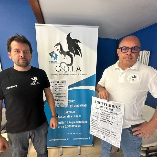 Ambulanti, Goia sul piede di guerra: “Noi trattati come untori: il 4 settembre scendiamo in piazza”