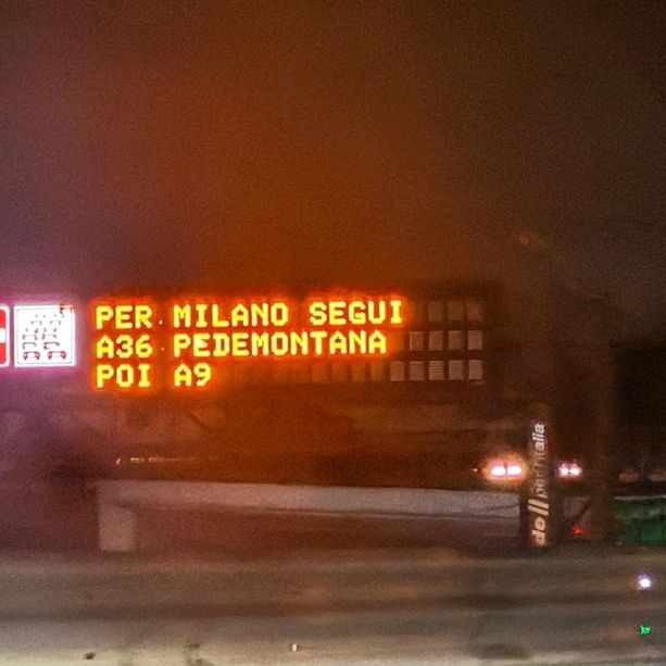 Nottata e mattinata d'incidenti sull'Autostrada dei Laghi e sulla Pedemontana: chiuso sulla A8 l'allacciamento con la A36. Traffico in tilt