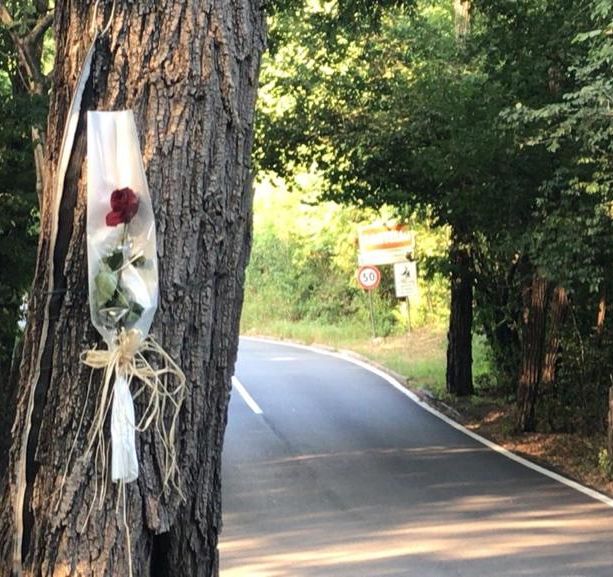 Un fiore per Daniele e l'abbraccio di Cantello per la sua &quot;compagna&quot; in ospedale