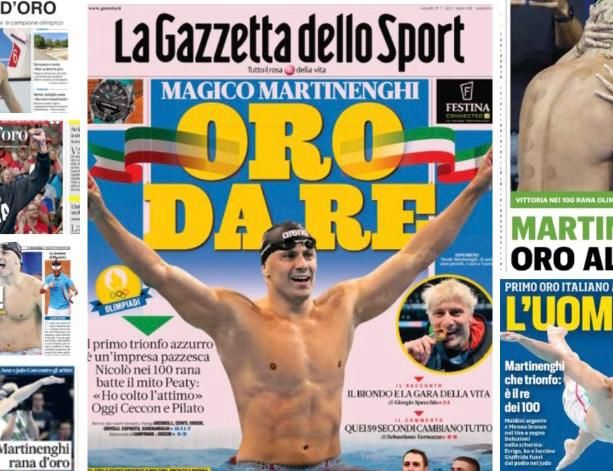 &quot;Martinenghi oro al bacio&quot;, &quot;L'uomo rana&quot;, &quot;Oro da re&quot;: Nicolò, ora sei leggenda