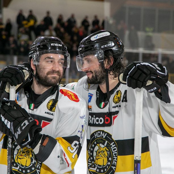 GARA 3 È GIALLONERA: 5-2! Un metro alla volta, goccia dopo goccia, i Mastini arriveranno a Roma: sabato tutti a Pergine per prenderci la finale