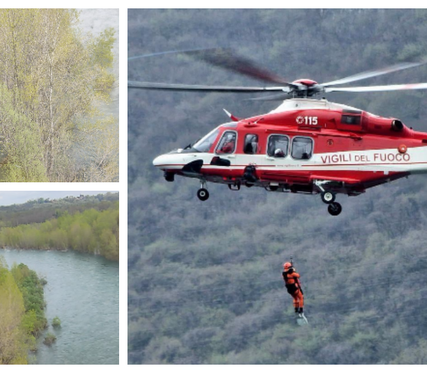 FOTO. Si ribaltano con la canoa nelle acque del Ticino: salvati dai vigili del fuoco