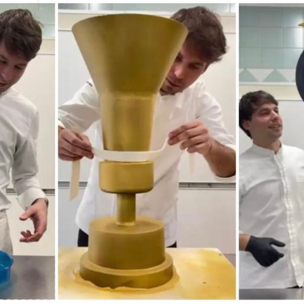 VIDEO Lo scudetto è più dolce quando è di cioccolato: così Andrea Buosi celebra la seconda stella dell’Inter