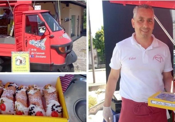 Quell'Ape rossa in giro per Varese e un cannolo che rende Felice
