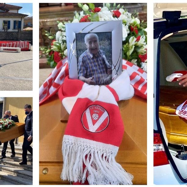«Oggi un pezzetto di cielo è biancorosso. Ciao Cenda»