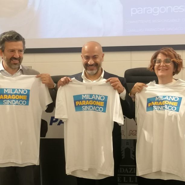 VIDEO. Paragone si presenta come sindaco di Milano: «È una candidatura politica. A Varese auguro il meglio. Deluso da Galimberti. Pinti ha grande entusiasmo»