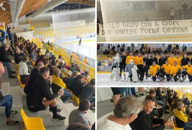 VIDEO. In quattrocento accolgono i primi Mastini: &quot;Te lo grido con il cuore, dai Varese torna campione&quot;