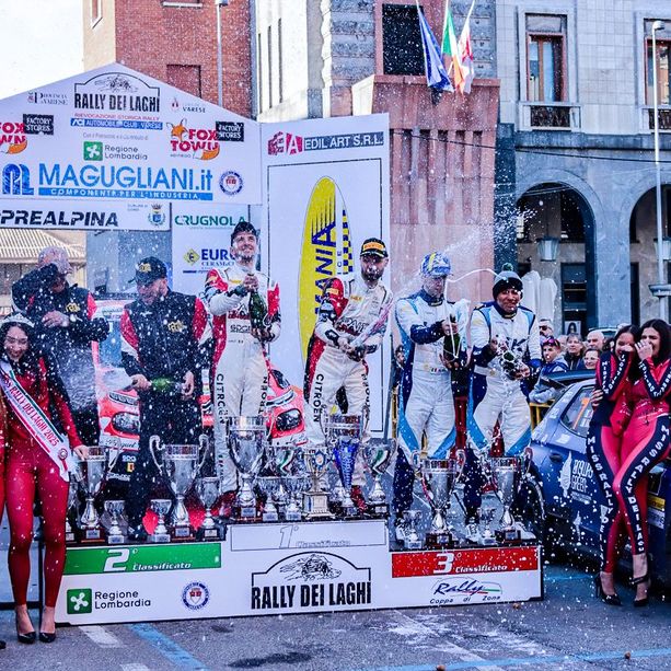 Il trionfo di Andrea Crugnola al 33° Rally dei Laghi: «Un'edizione non scontata, siamo davvero molto contenti. Ora guardiamo al Campionato Italiano»