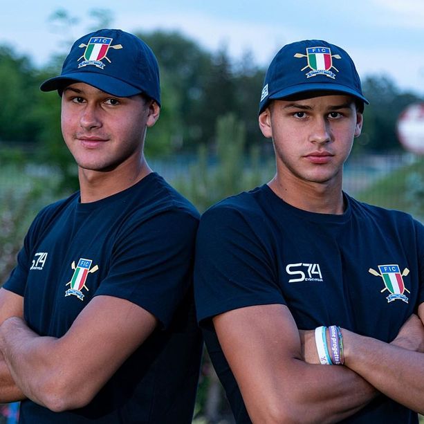 I &quot;gemelli del remo&quot; Andrea e Marco Frigo, da Laveno e Leggiuno vogano tra sacrifici e sogni. «Un giorno saremo alle Olimpiadi»