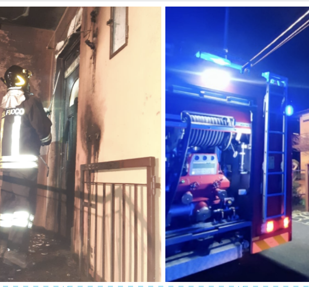 Fiamme in appartamento a Vergiate: quattro persone intossicate dal fumo