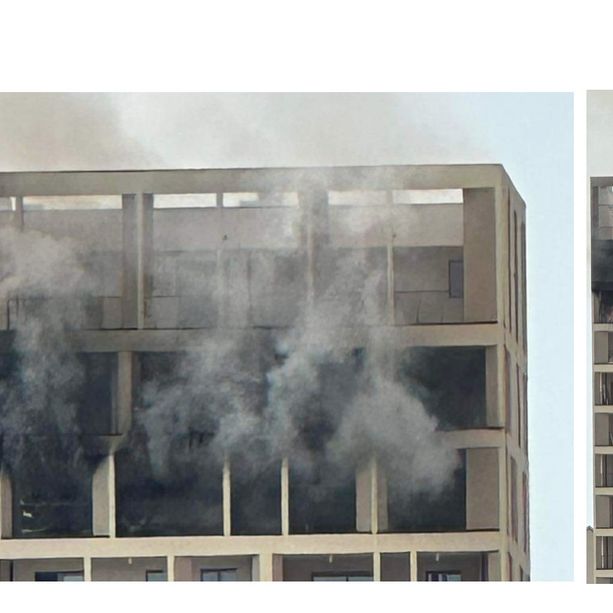 VIDEO. Incendio a una delle Trilogy Towers, le immagini
