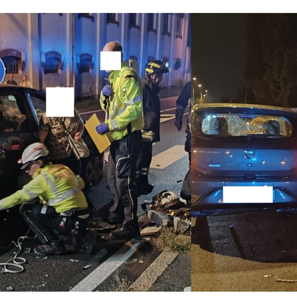 Due incidenti e sei persone soccorse a Samarate questa sera. Coinvolti anche due adolescenti