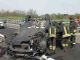 Autostrada A21 parzialmente chiusa per un'auto ribaltata in direzione Piacenza