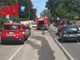 Auto in fiamme in un garage in zona Don Bosco