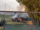 A fuoco la struttura del &quot;Al Terzo Tempo&quot; di Asti, luogo estivo di spettacoli all'aperto [FOTO]