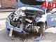 Violento scontro in via Conte Verde, coinvolta anche un’auto della Polizia [FOTOGALLERY]