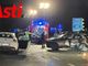 Tangenziale di Asti: incidente notturno all’uscita di corso Savona con quattro auto coinvolte