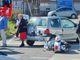 Incidente auto-scooter in corso Venezia