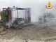 Prende fuoco rimessa della Croce Rossa a Cocconato. Sul posto i vigili del fuoco