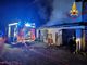 Incendio garage a Frinco, coinvolge il tetto. Sul posto vigili del fuoco e carabinieri