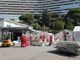 All'ospedale San Martino è in corso lo smantellamento della tensostruttura (FOTO)