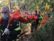 I vigili del fuoco sono intervenuti a Pegli per soccorrere un ciclista caduto su un sentiero (FOTO)
