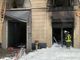 Incendio in via Gramsci, le fiamme hanno interessato lo storico palazzo Durazzo-Cattaneo Adorno