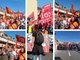 Sciopero Generale. Il corteo è arrivato davanti a Confindustria, fumogeni contro la sede (Foto e video)