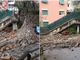 San Fruttuoso, crolla la scala di accesso alla scuola Contubernio d'Albertis