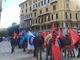 Genova, i lavoratori Tim in piazza contro lo scorporo dell'azienda: &quot;A rischio 40mila lavoratori&quot; (Foto e Video)
