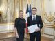 L'Ambasciatrice di Monaco in Francia Valérie Bruell-Melchior ricevuta all'Eliseo da Macron