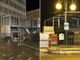 Sanremo, spuntano i primi box in piazza Colombo e Borea d'Olmo: proseguono i lavori per il Festival (Foto)