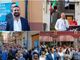 Ventimiglia verso il ballottaggio, Flavio Di Muro e Gabriele Sismondini chiudono la campagna elettorale (Foto e video)