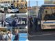 Stipendi in ritardo, scatta la protesta degli autisti RT: corriere ferme a Sanremo e Imperia (foto e video)