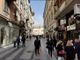 Sanremo: nessuna inaugurazione ma per il Festival è terminata la nuova pavimentazione di via Matteotti (Foto)