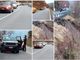Frana sulla 28, lunghe code verso il Piemonte (foto)