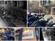 Imperia, atto vandalico nella notte, straniero danneggia la vetrina di un dehors: ripreso dalle telecamere (foto e video)