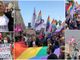 Un’onda arcobaleno invade le strade di Sanremo: l’orgoglio rainbow sfila nel cuore della città a 50 anni dalla storica manifestazione del 1972 (Foto e Video)