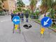 Savona, cede l'asfalto in via Tissoni: transennata la strada (FOTO)