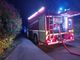 Tetto a fuoco a Pontinvrea, intervento dei vigili del fuoco di Savona, Cairo e Varazze
