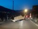 Auto cappottata a Calice Ligure: l'incidente lungo la Sp 17 (FOTO)